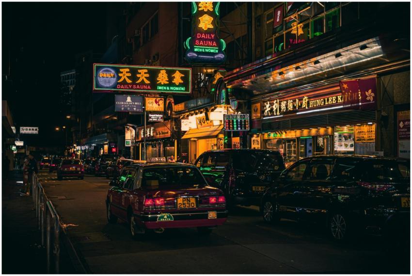 Explore the bustling nightlife of Hong Kong with v