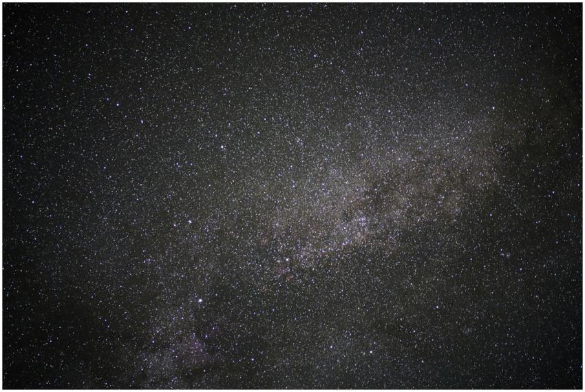 Breathtaking view of a star-filled sky showcasing