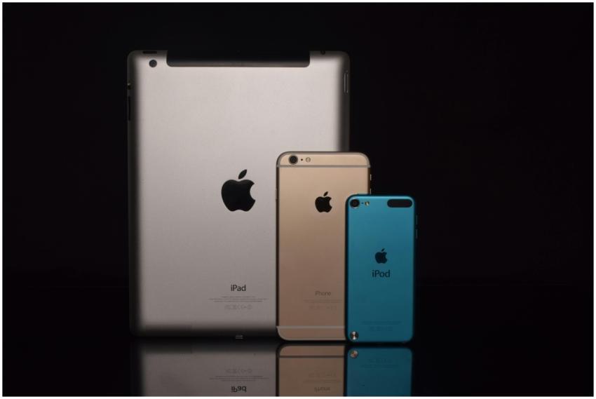 Elegant display of Apple devices including iPad, i