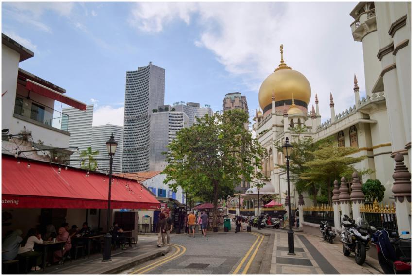 Vibrant Street Scene Sultan