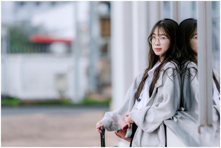 Young Woman Urban Setting