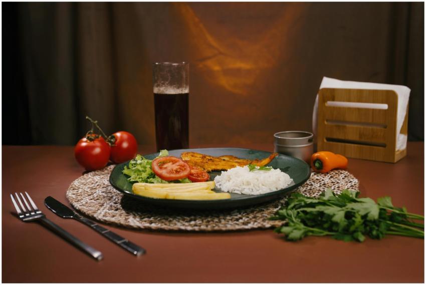 Delicious Brazilian dish featuring rice, fish, and