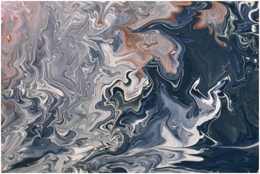 Dynamic abstract swirl texture with bold colors an