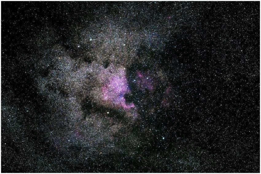 Captivating image of a vibrant nebula filled with