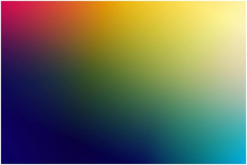 A vibrant abstract gradient with a blend of blue,