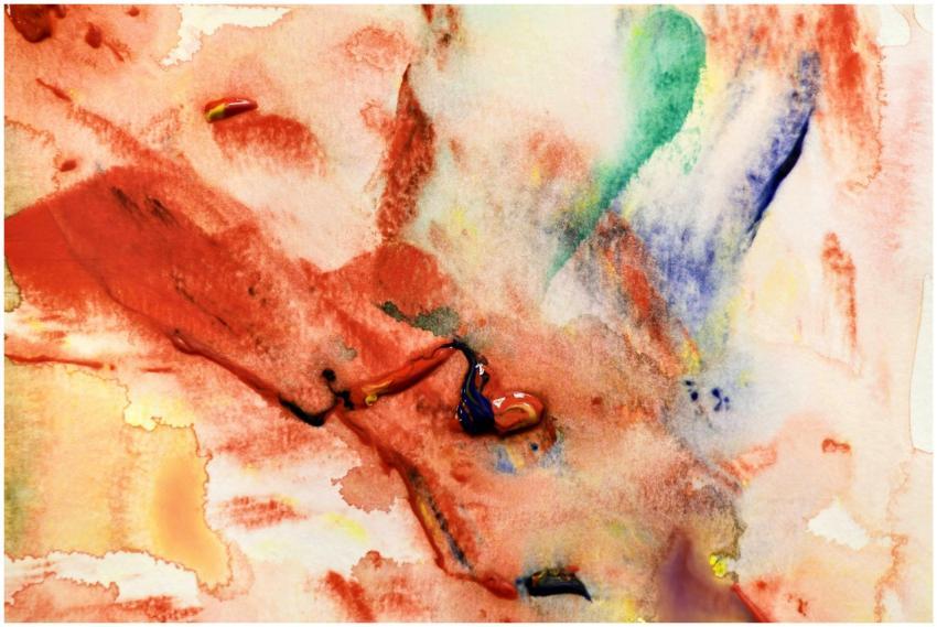 Colorful abstract watercolor artwork showcasing dy