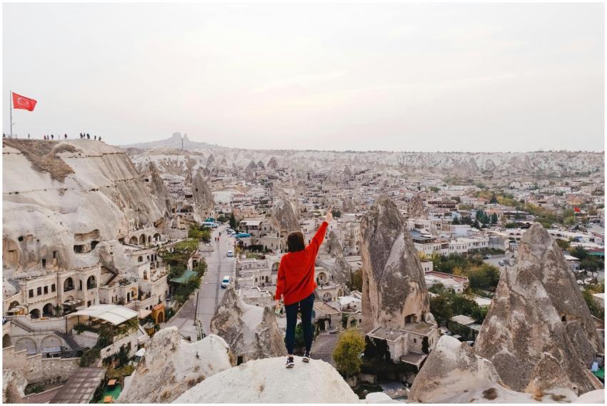 Explore the stunning rock formations of Cappadocia