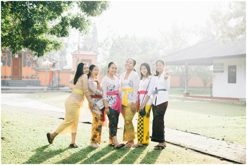 A group of young women enjoying a sunny day outdoo