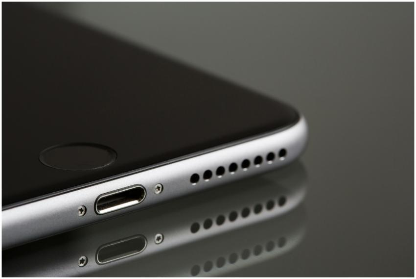 A sleek smartphone close-up highlighting its light