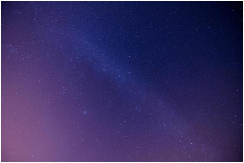 Beautiful view of a starry night sky showcasing th