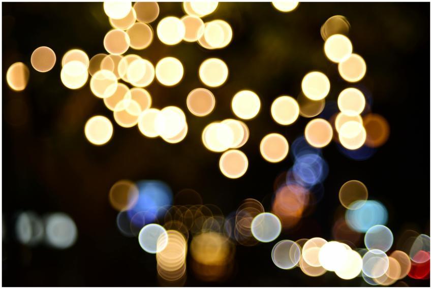 Abstract Bokeh Light Pattern