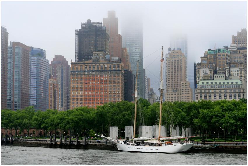 Elegant Ship Docked Amidst