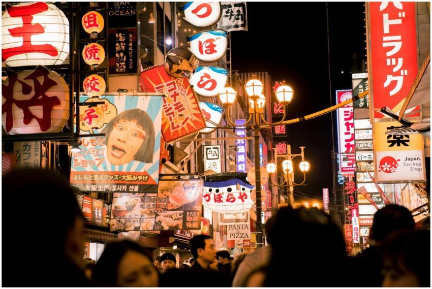 Explore the bustling nightlife of Osaka's Dotonbor