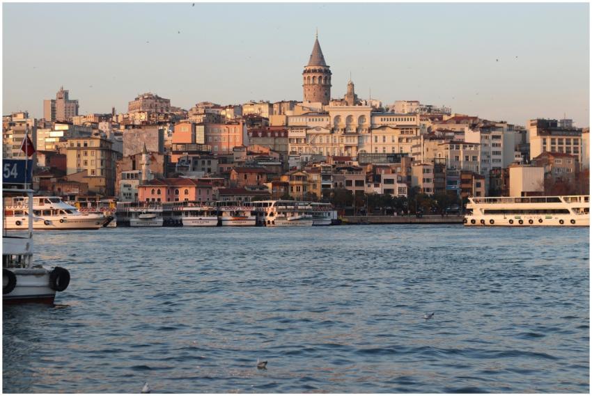A breathtaking view of the Galata Tower and Istanb