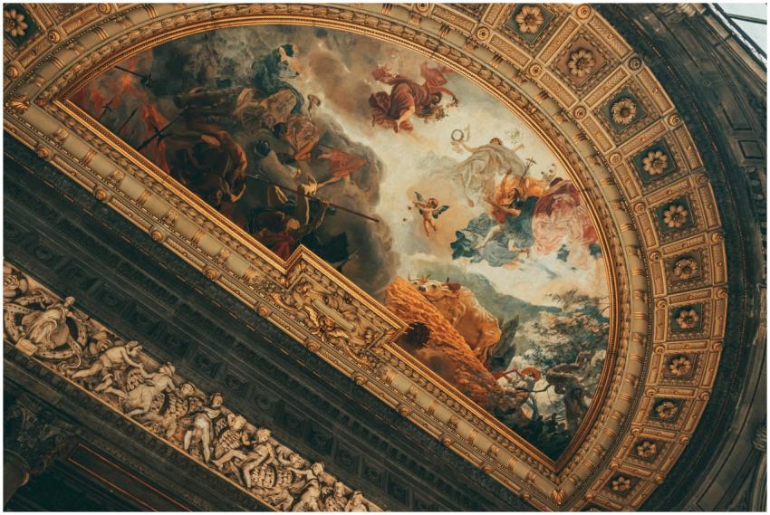 Stunning ceiling painting at Mexico City's Nationa