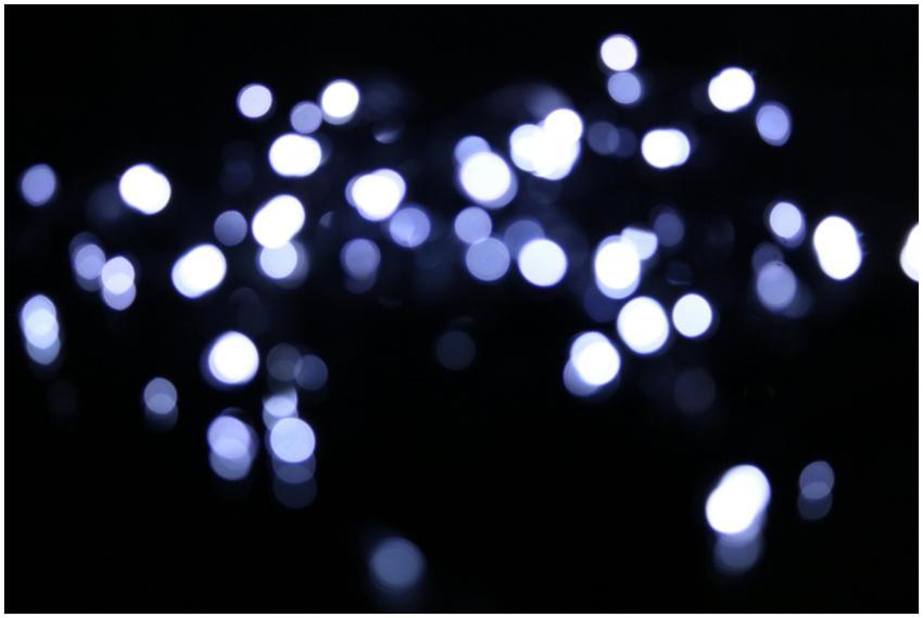 A captivating abstract bokeh light pattern capture