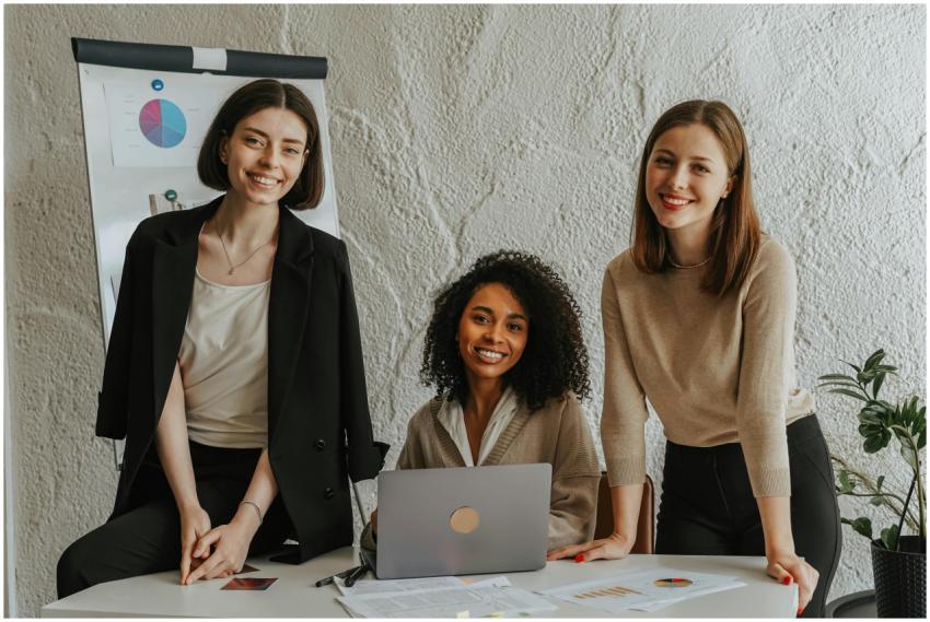 Diverse group of women engaged in a business meeti