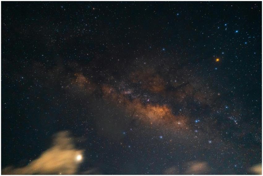 A breathtaking view of the Milky Way with vibrant