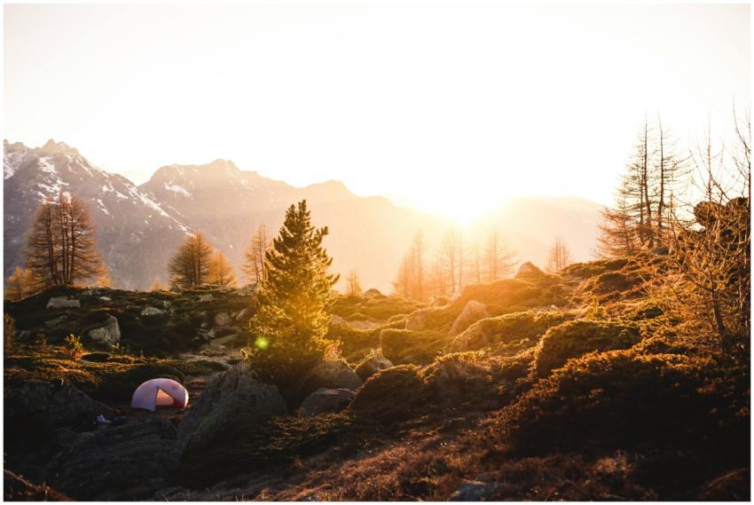 Captivating sunrise view over a tranquil Swiss mou