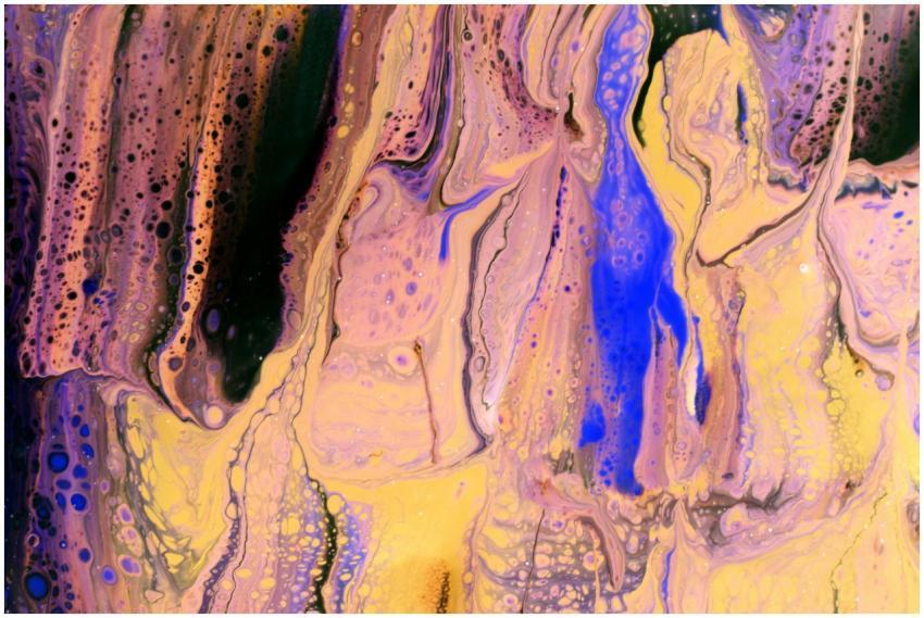 Dynamic abstract art with fluid movement and brigh