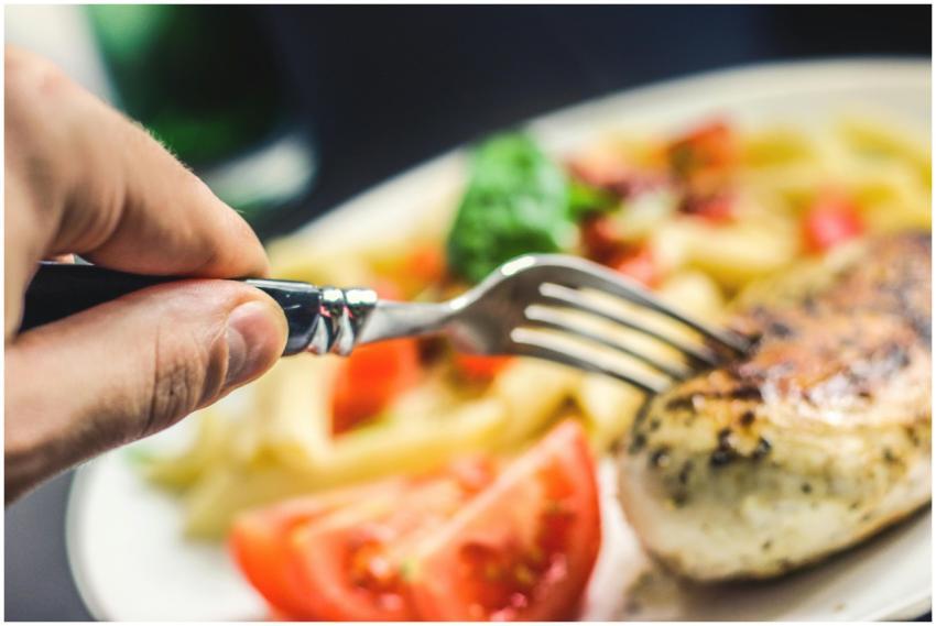 A vibrant close-up of a flavorful grilled chicken