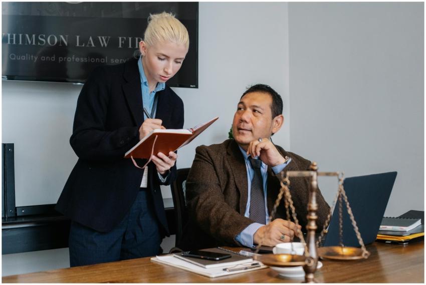Young female secretary in formal clothes taking no