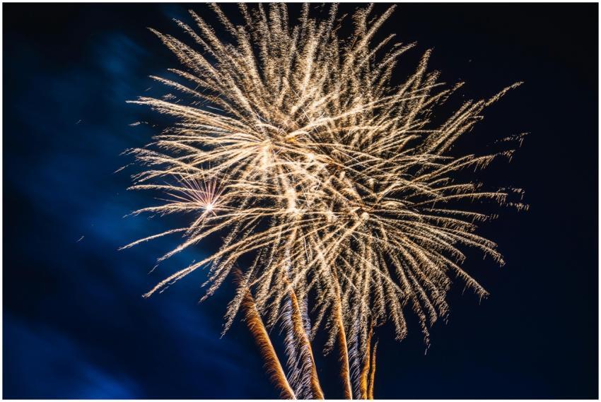 Stunning fireworks explode against a deep night sk