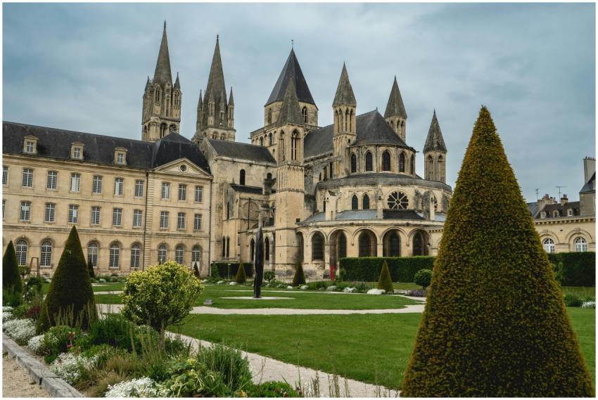 Explore the historic Caen Abbey of Saint-Étienne,