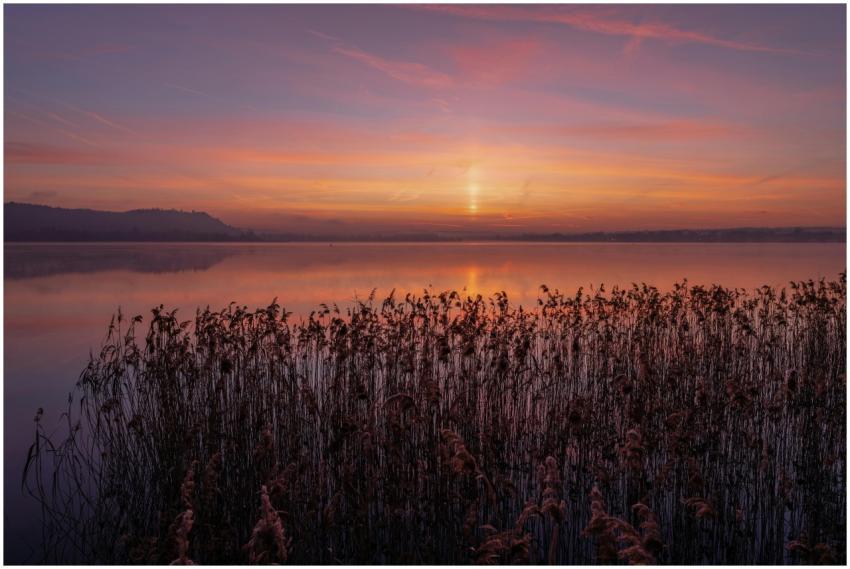 Serene Sunrise Over Tranquil