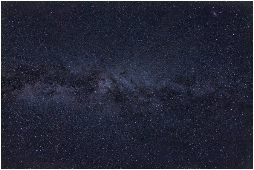 A breathtaking view of a starry night sky showcasi