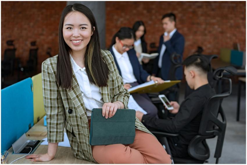 A professional team engaging in brainstorming sess