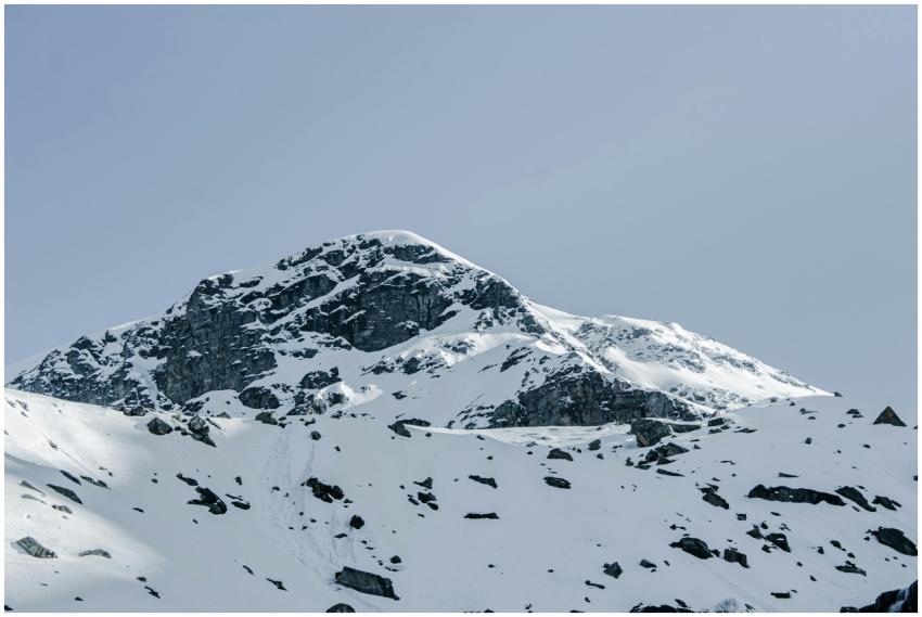 Majestic Snow Capped Mountain