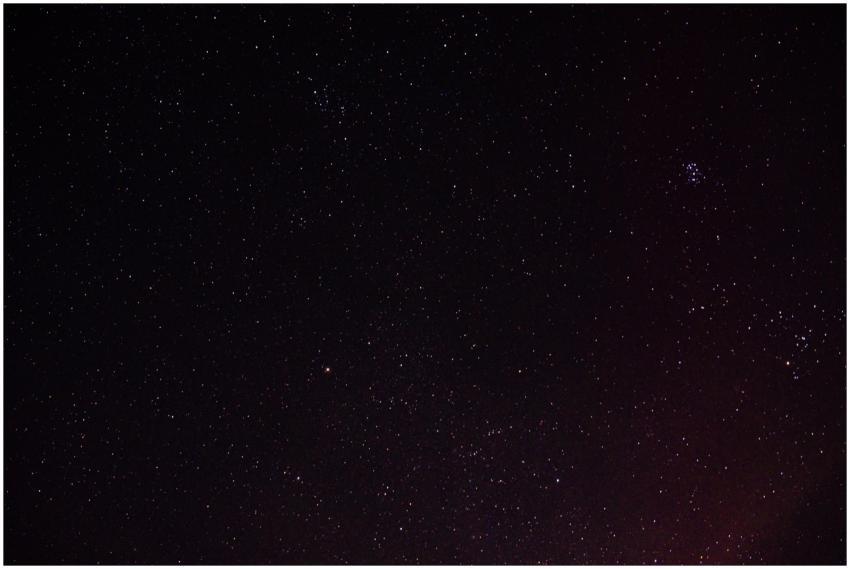 Explore a beautiful star-studded night sky, showca