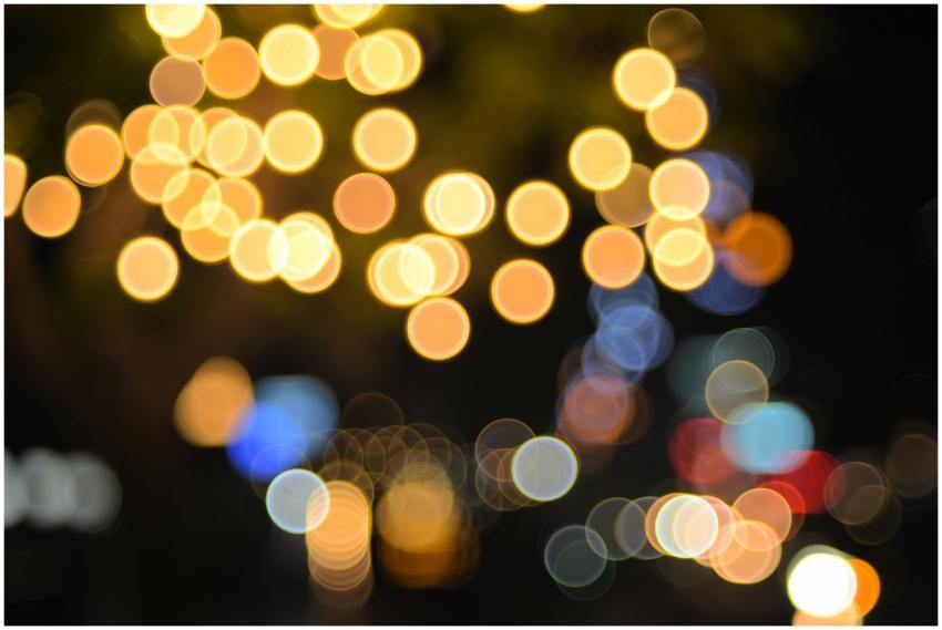 Enchanting Bokeh City Lights