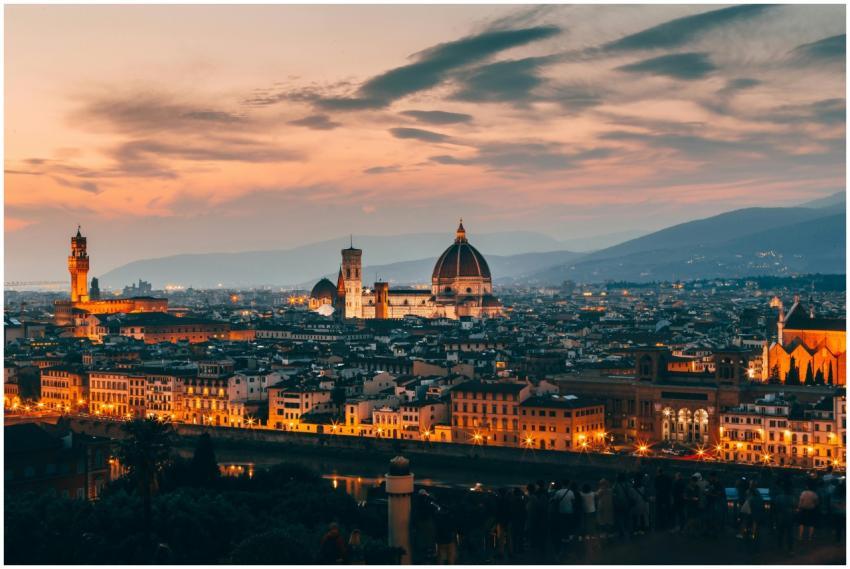 Breathtaking view of Florence's iconic skyline, fe