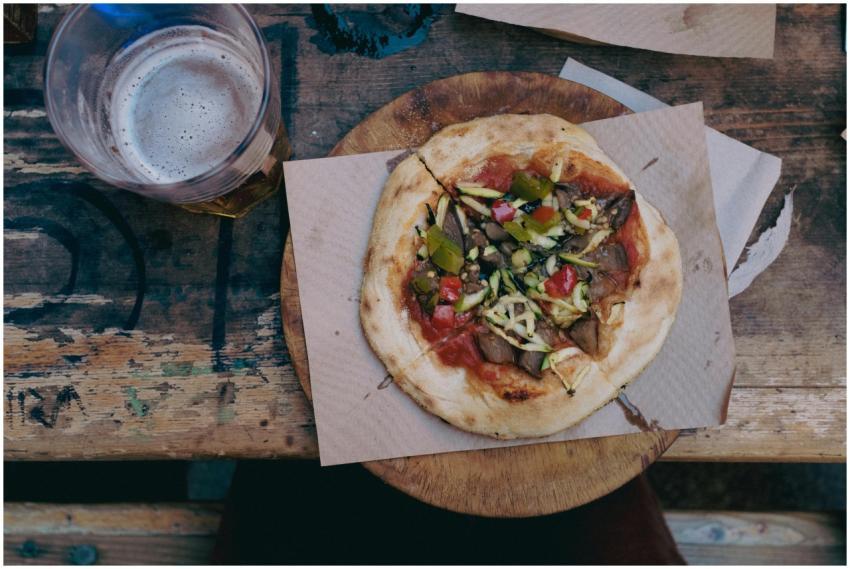 Free stock photo of beer, food, pizza