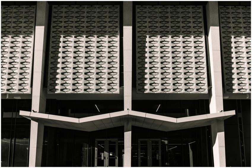 Detailed view of Arizona State University building