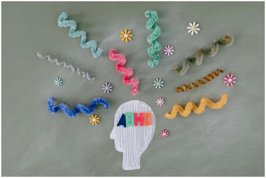 Creative illustration highlighting ADHD awareness