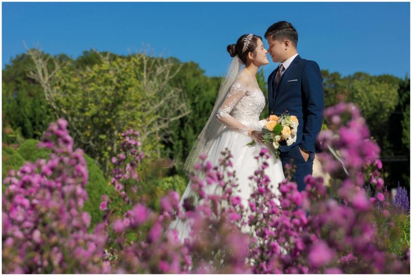 Romantic Outdoor Wedding Portrait