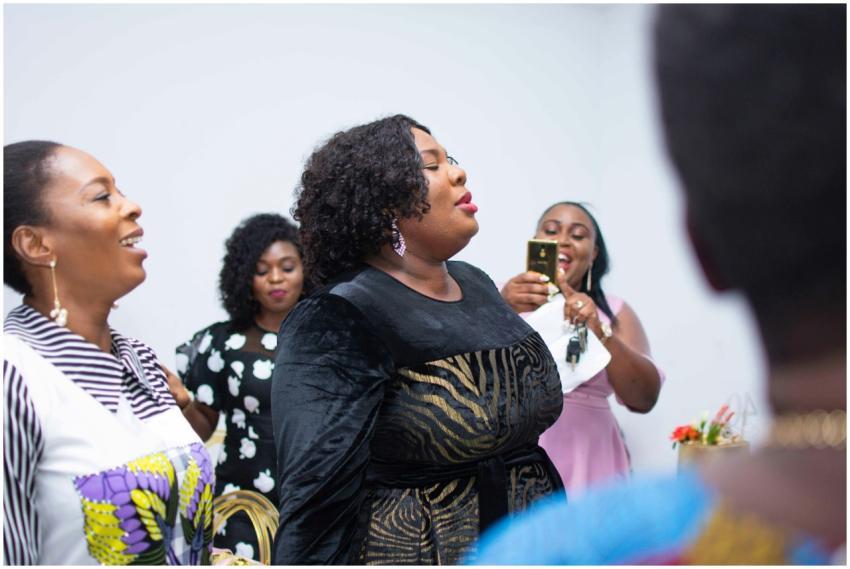 Group of joyful women celebrating and enjoying a s