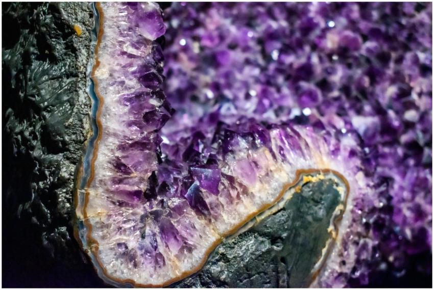Close Up Vibrant Amethyst