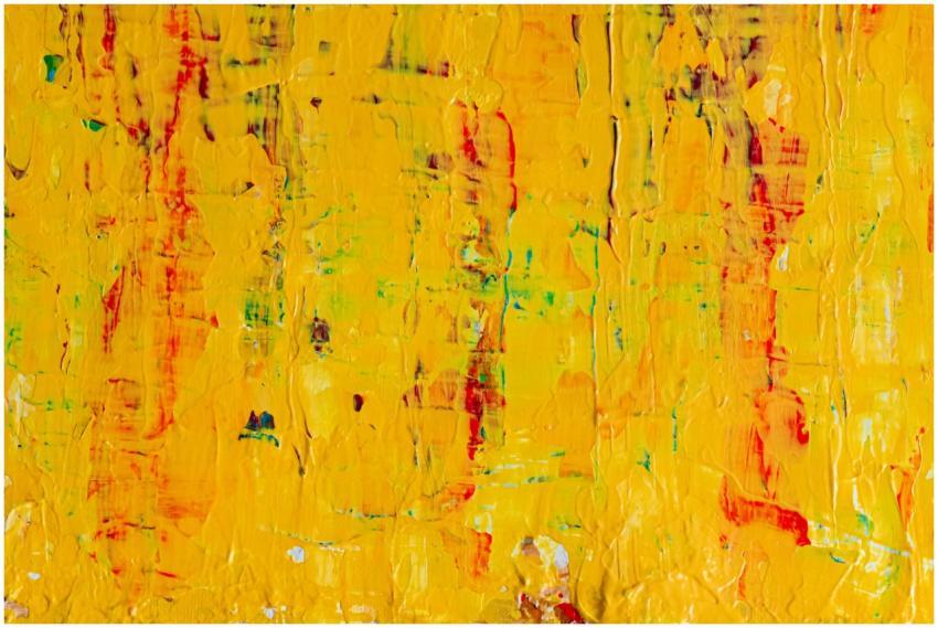 Colorful abstract acrylic painting with dynamic te