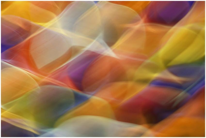Colorful abstract art with dynamic light waves cre