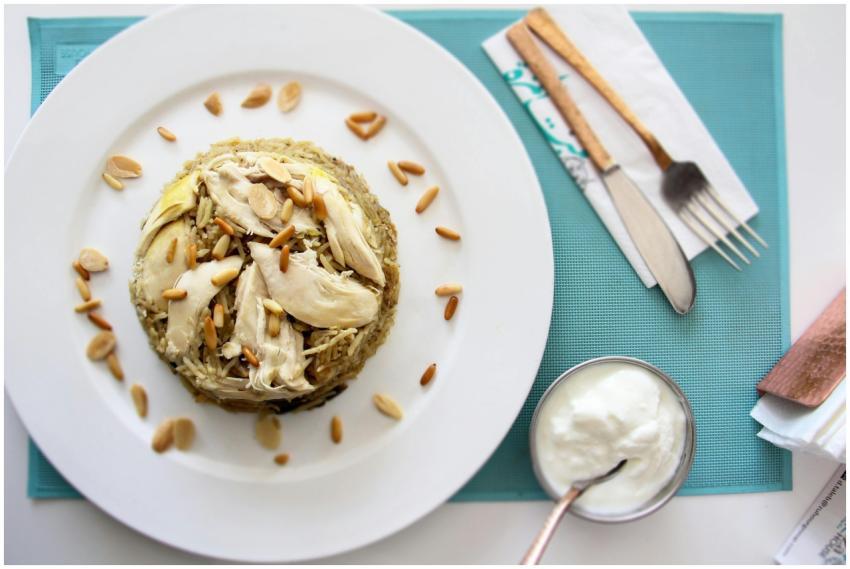 Delicious Middle Eastern chicken and rice dish gar