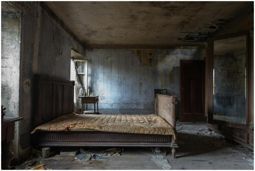 Explore the haunting beauty of an abandoned rustic