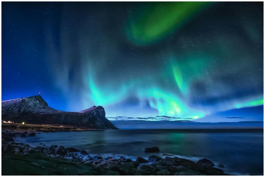 Spectacular northern lights illuminate the night s