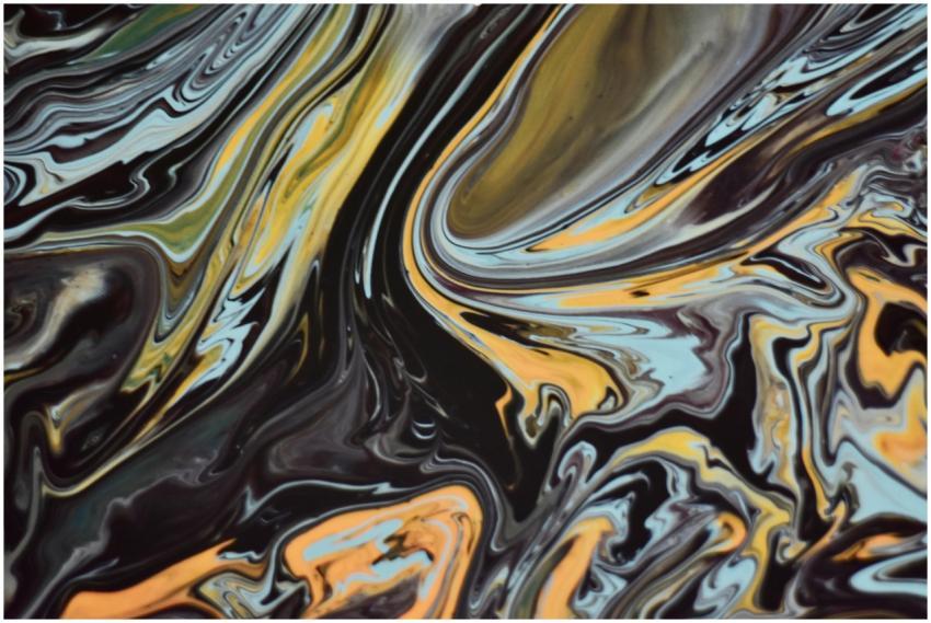 Vibrant abstract fluid art with dynamic swirling p