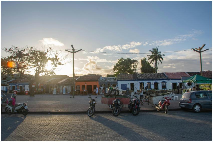 A scenic view of Porto Seguro, Brazil, featuring v