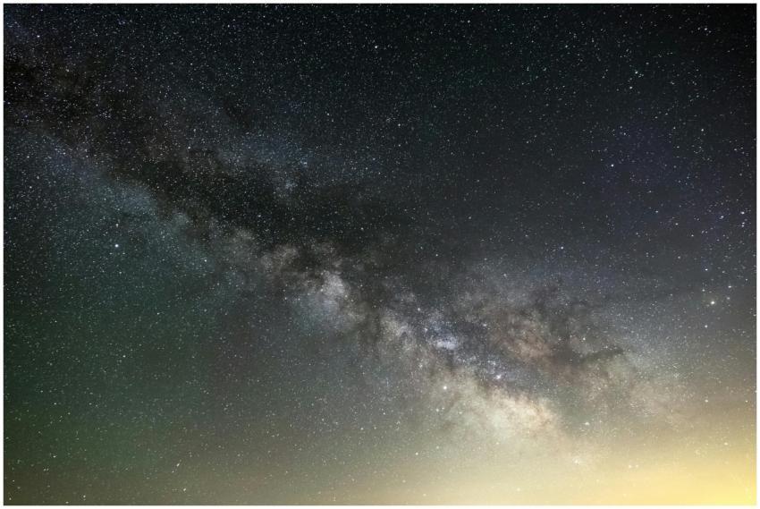 Captivating view of the Milky Way galaxy under a c