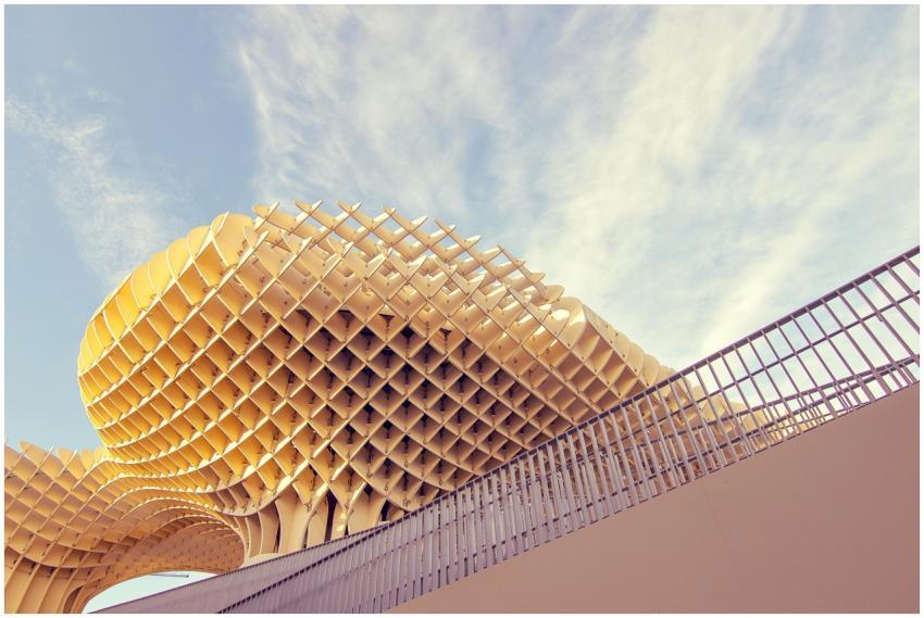 A striking view of the Metropol Parasol in Seville